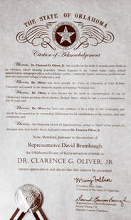 State of Oklahoma Certificate of Acknowledgment